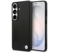 BMW Case Galaxy S26 Genuine Leather Black Embossed MagSafe Logo Metal