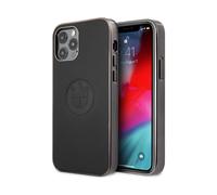 BMW Case Leather Emboss Black - iPhone 12 Pro Max