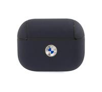 BMW Cover BMAPSSLNA Leather Navy Blue - AirPods Pro