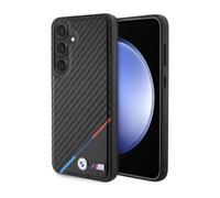 BMW cover BMHMS24S23PUDTK Carbon Tricolor Line Black - Galaxy S24