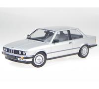 BMW e30 323i 2-door 1982 silver diecast modelcar 155026001 Minichamps 1:18