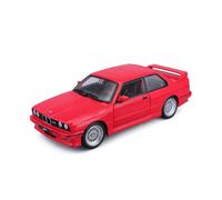 BMW e30 M3 1988 red diecast model car 21100 Bburago 1:24