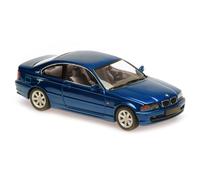 BMW e46 Coupe 3er-Reihe 1999 blue diecast model car 940028321 Maxichamps 1:43