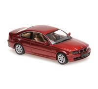 BMW e46 Coupe 3er-Reihe 1999 red diecast model car 940028320 Maxichamps 1:43