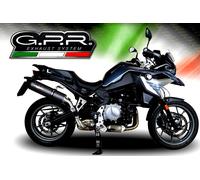 Gpr Exhaust Systems Furore Evo4 Bmw F 750 Gs 18-19 Euro 4 Homologated Slip On Muffler Black Homologated