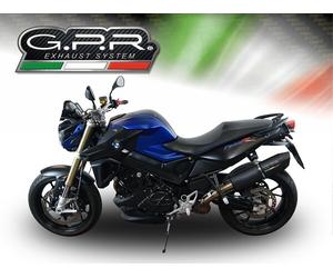 BMW F 800 R 2015/16 EXHAUST FURORE NERO SLIP-ON BY GPR EXHAUSTS