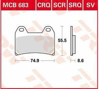 BMW F 800 ST ABS 2007-2012 TRW SV Series Sindered Brake Pads MCB683SV