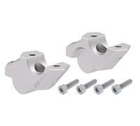 BMW F 850 GS Adventure 2019-23 Offset Handlebar Risers 30mm High,25mm-Blk BY H&B