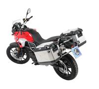 BMW F 800 GS Sidecarrier Cutout Stainless Steel Xplorer Sideboxes By H&B 2008-18