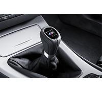 BMW Genuine Leather Gearlever Knob With Gaiter 6 Speed Black M 25118037309
