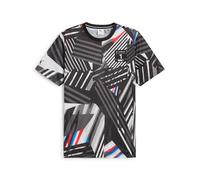 BMW Genuine M Motorsport AOP Mens T Shirt Black Tee Top Short Sleeve Relaxed Fit, M