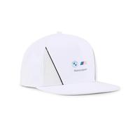 BMW Genuine M Motorsport Flat Brim Cap White Hat Flat Adjustable 80165B5D0F0