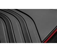 BMW Genuine Rear Floor Mats All Weather Anthracite Red Fits F30 51472219803