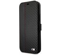 BMW iPhone 12 Mini Case, Black - M Collection Book Cover Wallet