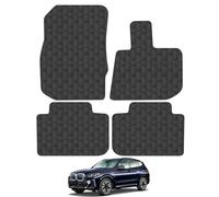 BMW iX3 G08 (2021+) Heavy Duty Thick Rubber Car Mats Accessories Tailored Fit Front Rear Set Compatible Accessory Waterproof Durable Non-Slip 5mm Full Coverage Protection