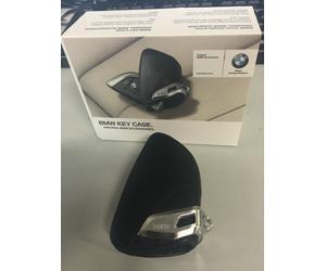 BMW KEY CASE BLACK LEATHER GENUINE 82292344033 LLOYD CARLISLE