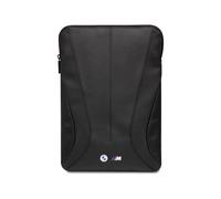 CG MOBILE BMW PU Leather Sleeve With Carbon Edges And Perforated Curves 16" Compatible With MacBook Intel® UHD Graphics/Windows/HP/Value Top Load Bag/Work, School, etc.