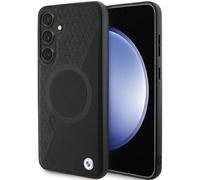 BMW Signature Leather Textured and Circle Hardcase for GalaxyS24 Black
