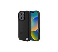 BMW Leather Hot Stamp Case with MagSafe for iPhone 16 Pro 6.3" Black