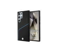 BMW Leather Textured and Line Hardcase for Galaxy S24Ultra Black