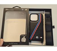 CG MOBILE BMW M Tricolor Metal Logo, Compatible with MagSafe Case for iPhone 17 (Black)