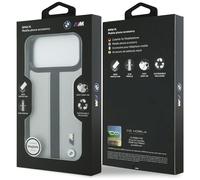 BMW M Perforated Stripe Logo Case with MagSafe for iPhone 17 Pro Max 6.9" Grey - BMHMP17X25PCPSGK