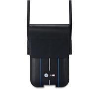 BMW M Series Blue Stripes Universal Phone Pouch with Strap and Cardslot Black - BMPSP15XMPVSKL