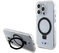 BMW M Series Hardcase with Ring Stand MagSafe for iphone 15 Pro Clear
