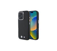 BMW M Series Wrapped Metal Logo Case for iPhone 16 Pro Max 6.9" Black