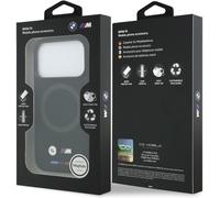 BMW M Series Liquid Silicone Case with MagSafe for iPhone 17 Pro 6.3" Black