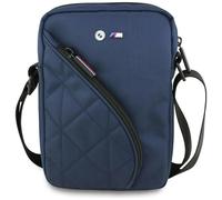 BMW M Series Nylon Pockets 8" Tablet Bag with Metal Logo Navy Blue - BMTB8PNYPOV