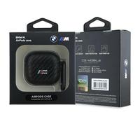 BMW M Series PU Carbon Case for AirPods 4 Black - BMA4CMPUCA