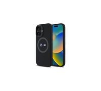 BMW M Series Silicone Hardcase with Printed Ring MagSafe Case for iPhone 16 6.1" Black - BMHMP16S23SROK