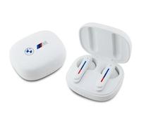 BMW M Series True Wireless Earphones with Microphone with Storage Case White
