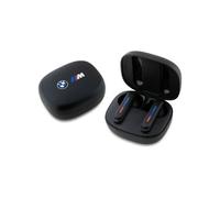 BMW M Sports Bluetooth Headphones TWS Docking Station with Printed Logo Black