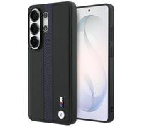 BMW MagSafe Case Galaxy S26 Ultra Faux Leather Black Stripe Blue Logo Metal