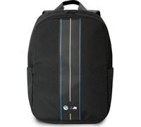 BMW Nylon Blue Stripe Backpack for 16" Laptop Black - BMBP15COMPVSKL