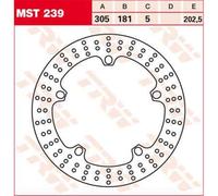 BMW R 1150 GS ABS 1999-2005 TRW Round Fixed Brake Disc MST239