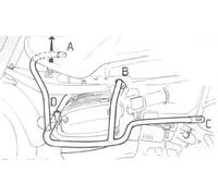 BMW R1150GS (2000-2004) Engine Guard - Silver BY HEPCO AND BECKER