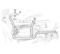 BMW R1150GS Engine Guard - Black BY HEPCO & BECKER (2000-04)