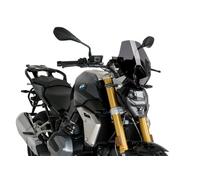 BMW R1250 R 2019-2026 Puig Sport Screen Windshield Deflector Dark Smoke