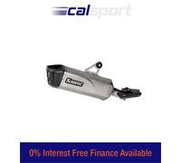AKRAPOVIC BLACK TITANIUM SILENCER APPROVED FOR BMW F 850 GS / ADV 2018-2024