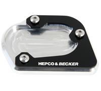 Side Stand Plate Silver/Black for BMW R 1250 GS (2018-2023)