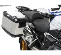 BMW R1250GS PANNIERS HEPCO AND BECKER SILVER "CUT OUT" PANNIER SET