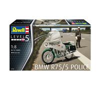 BMW R75/5 Police Motorbike 1:8 Plastic Model Kit Revell