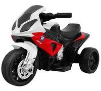 BMW S1000RR 6V Electric Motorcycle Red - Leather Pack