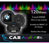BMW Upgrade speakers 10cm 4" suitable for 1, 3 & 5 series, Shallow Slim co axial
