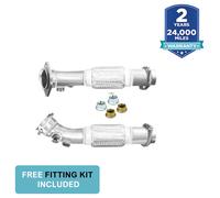 Bmw X5 3.0d Exhaust Front Pipe BM70681 +Fitting Kit 2003-2006 2yr Warranty