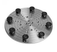 BMWOOD 10" Flat Jaws with 8pcs Taper Plug Screws for CK-5.5" Series Woodlathe Chuck, Woodturning Tools.