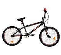 BMX Bike, Mens Boys Freestyle BMX, 20" Wheel - Black/Red XN Black 20 in
